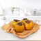 Natural Wood Fruit Bowl 11-13 inch, Unique Handmade Wood Serving Platter, Wood Fruit Snack Dish for Sandwich Bread Serving, Appetizer Display, Vintage Ring Dish, Hand Carved Artworks